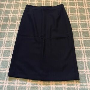 J crew wool crepe pencil skirt size 6